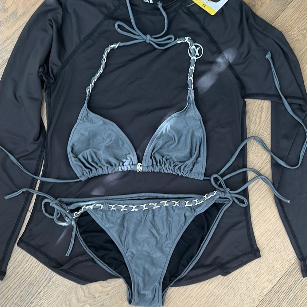 Grey/silver bikini